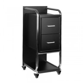 Hairdressing Trolley GABBIANO SOLO Black